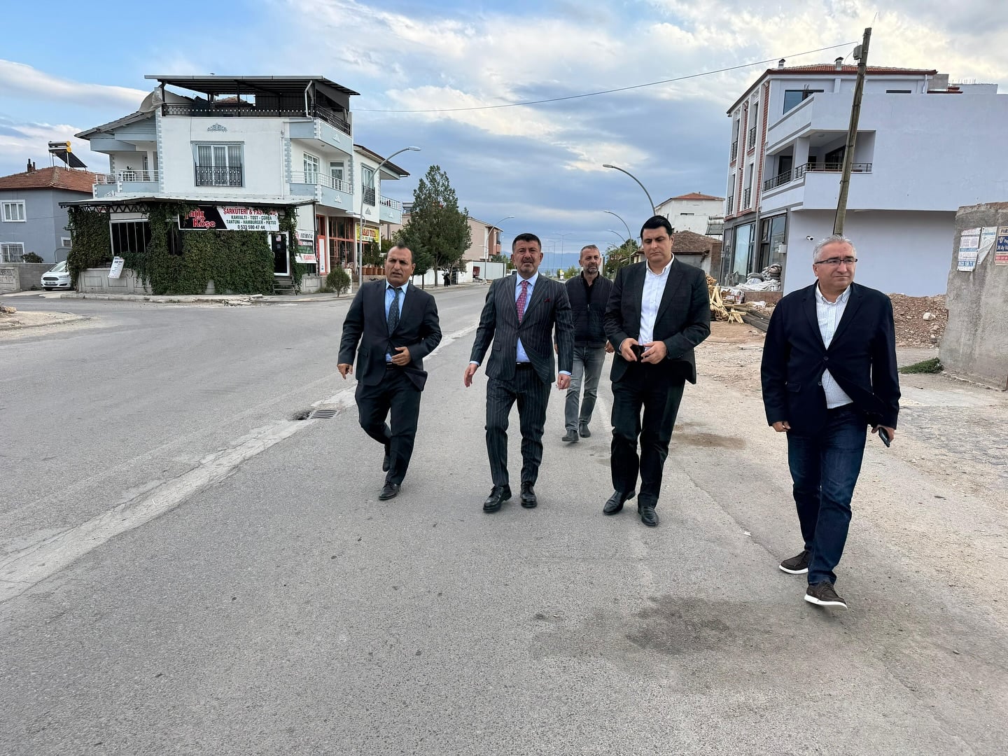 Veli Ağbaba ve Umut Yılmaz, Yazıhan'da Yapılan Çalışmaları İnceledi