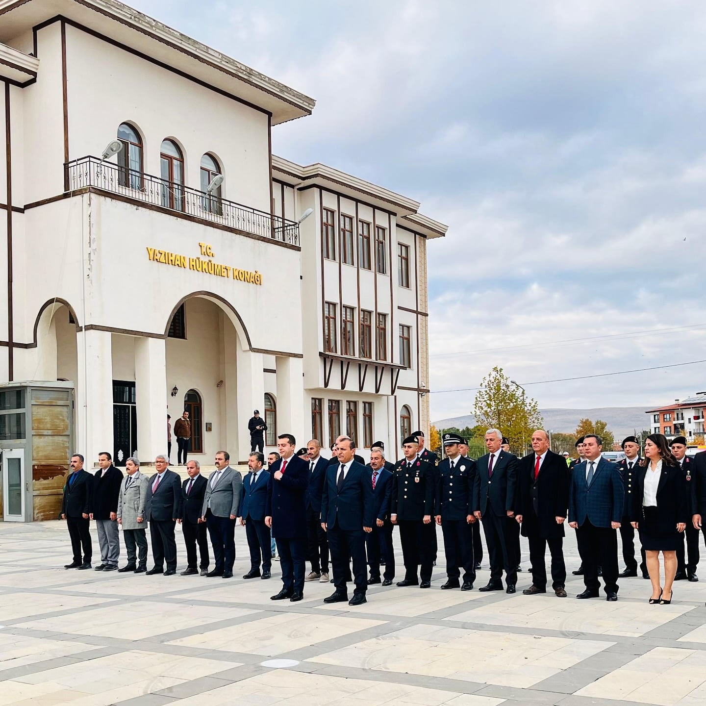 Yazıhan’da 10 Kasım Töreni: Atatürk Saygı ve Minnetle Anıldı
