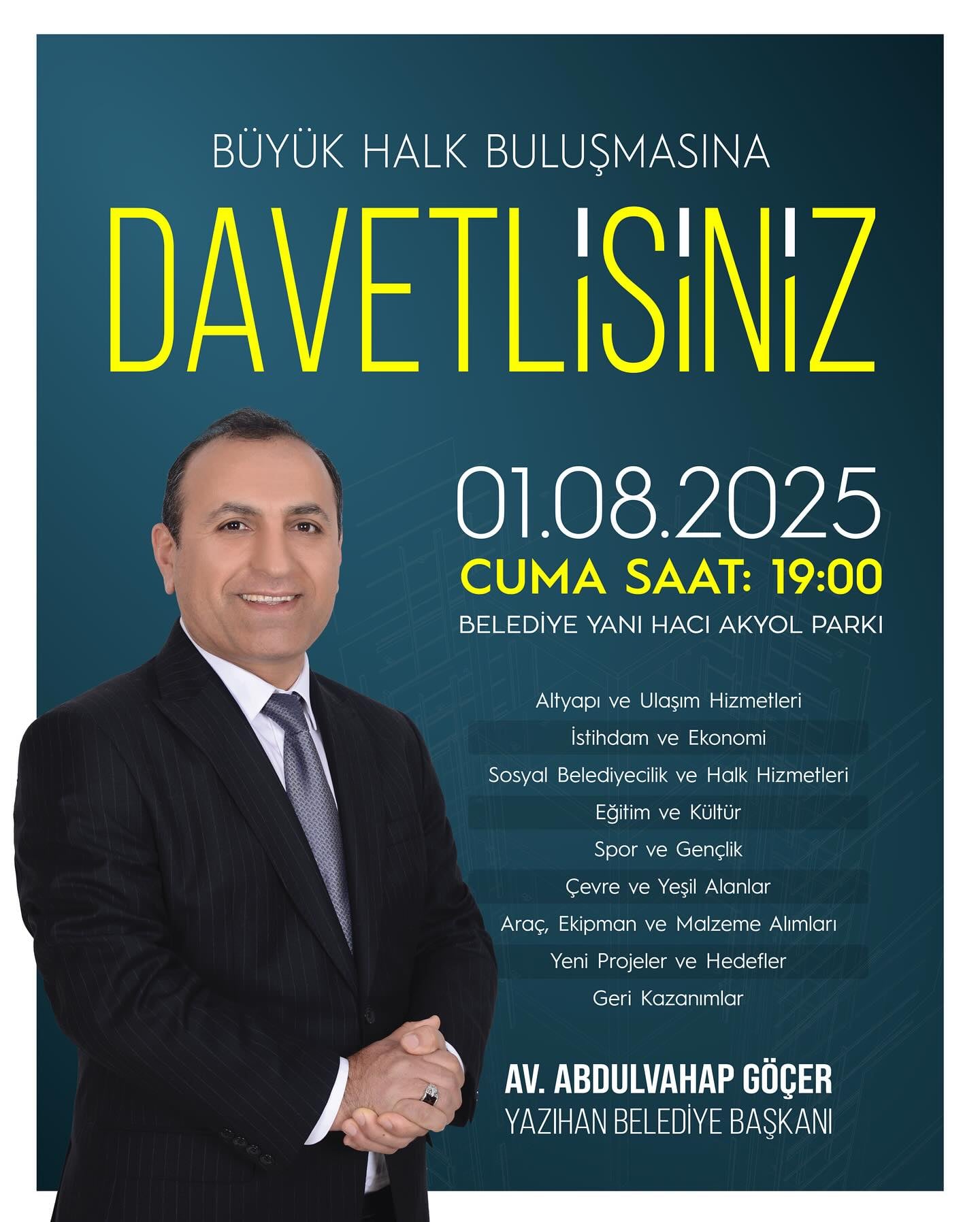 Yazıhan’da Halkla Buluşma: Geçmişten Geleceğe Ortak Adımlar