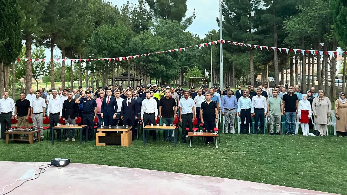 15 Temmuz Demokrasi ve Millî Birlik Günü Hacı Akyol Parkı’nda Anıldı
