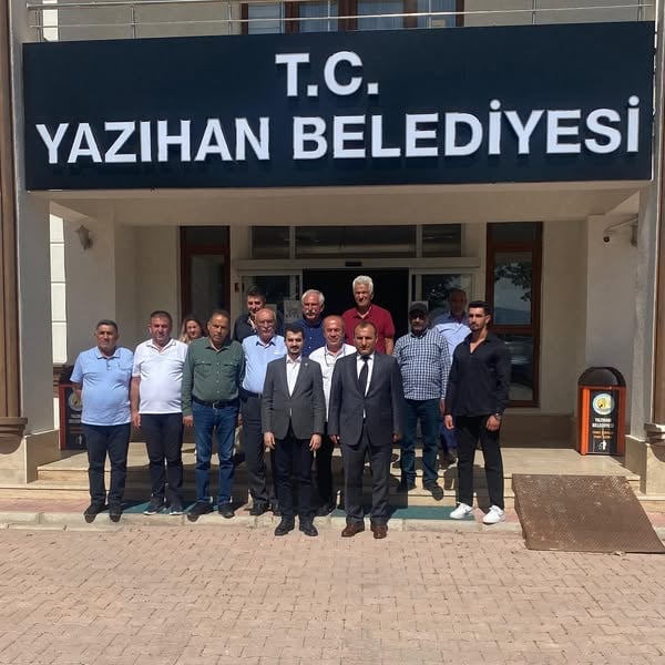 Çankaya Belediye Başkanı Hüseyin Can Güner’den Yazıhan Belediye Başkanı’na Ziyaret.